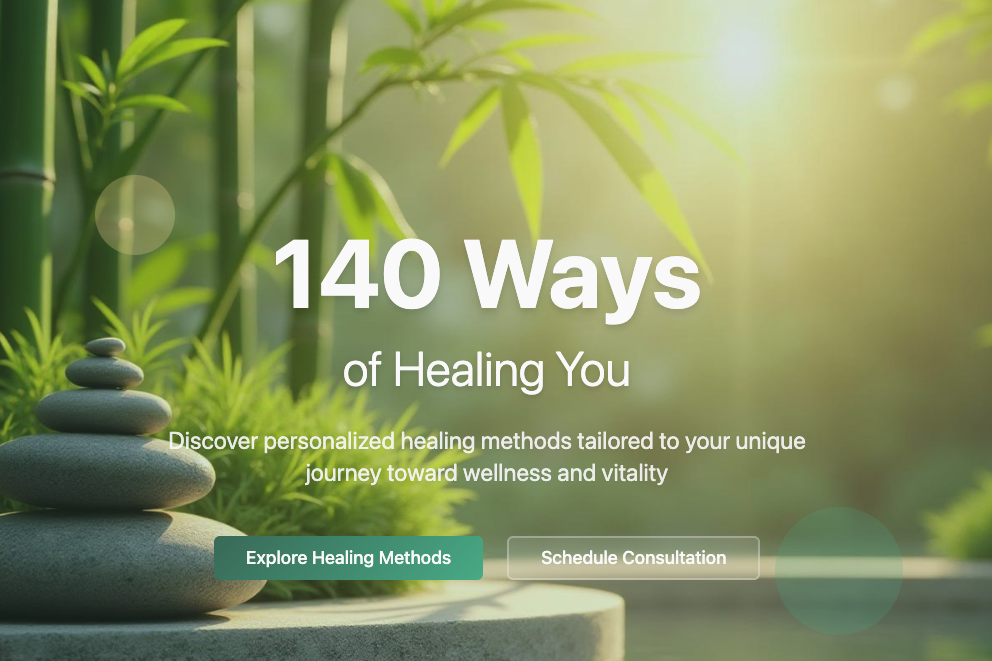 140 ways of healing you, mockup