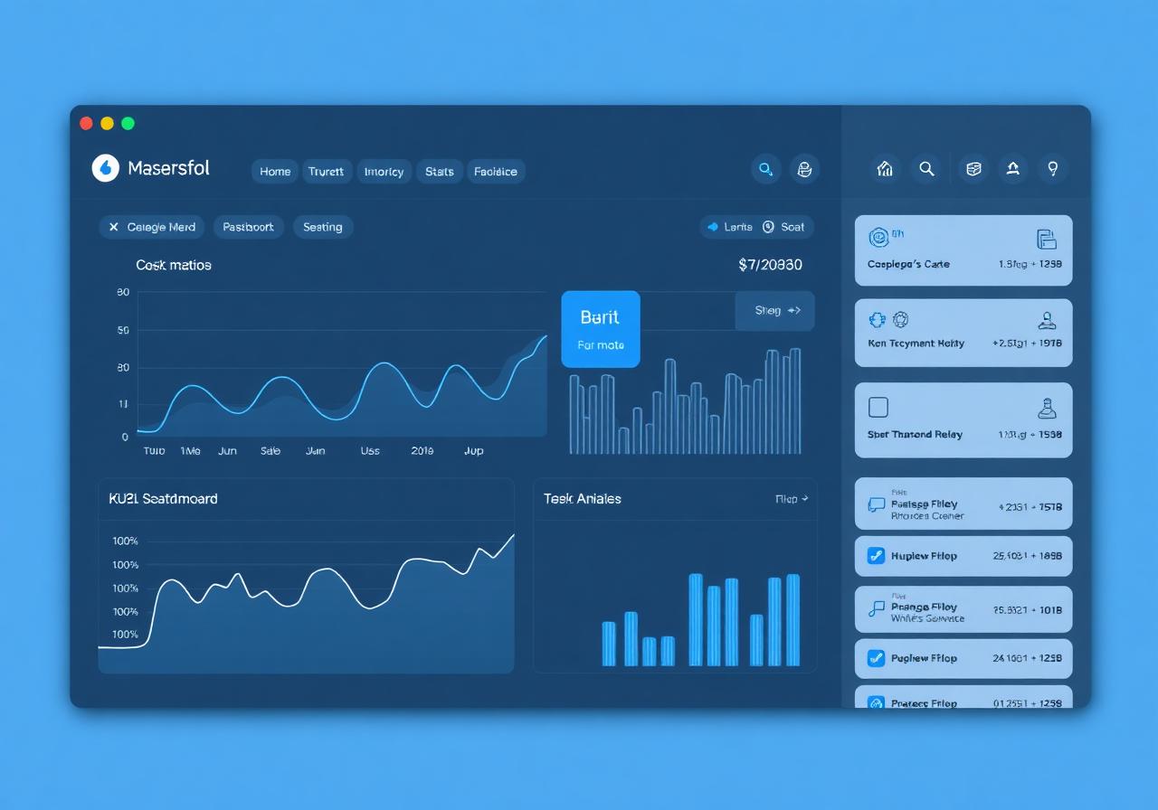 SaaS dashboard